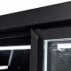 Професионална хладилна витрина с 3 стъклени врати 1530 л, 0/+10°C