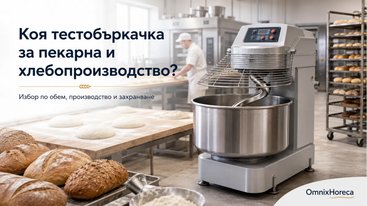 Коя тестобъркачка за пекарна и хлебопроизводство?