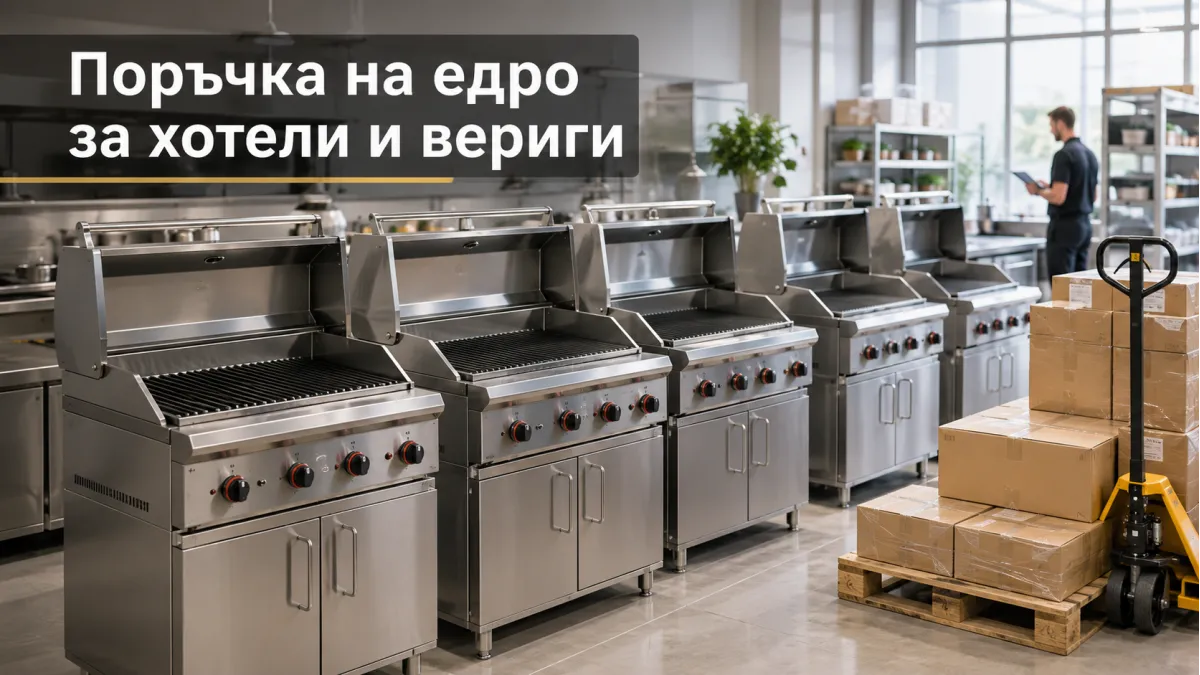 Скара за хотел или верига заведения — поръчка на едро