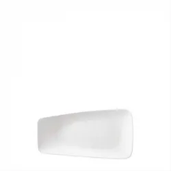 Правоъгълна чиния Vital Rectangle – 19.5 x 10.4 см, порцелан, минималистичен стил